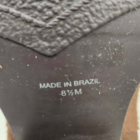 Matisse Soho Women 8.5 M Brown Suede Boots Slouchy Western Boho Bootie Leather - Picture 11 of 16